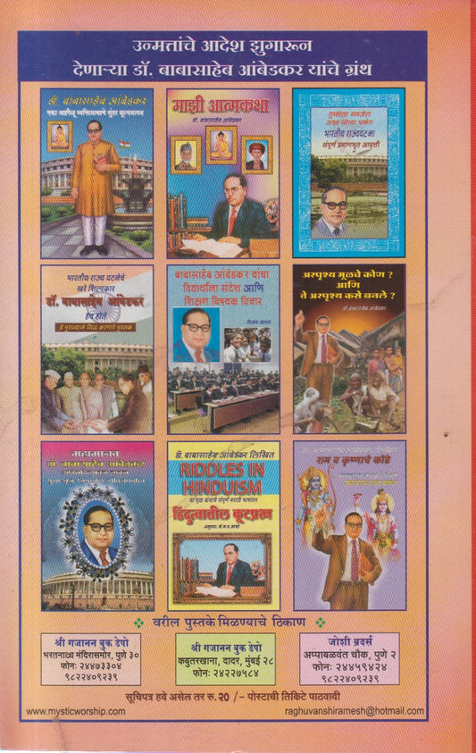 AMBEDKARANNI BUDDHA DHARMACH KA SWIKARALA (आंबेडकरांनी बुद्ध धर्मच का स्विकारला)