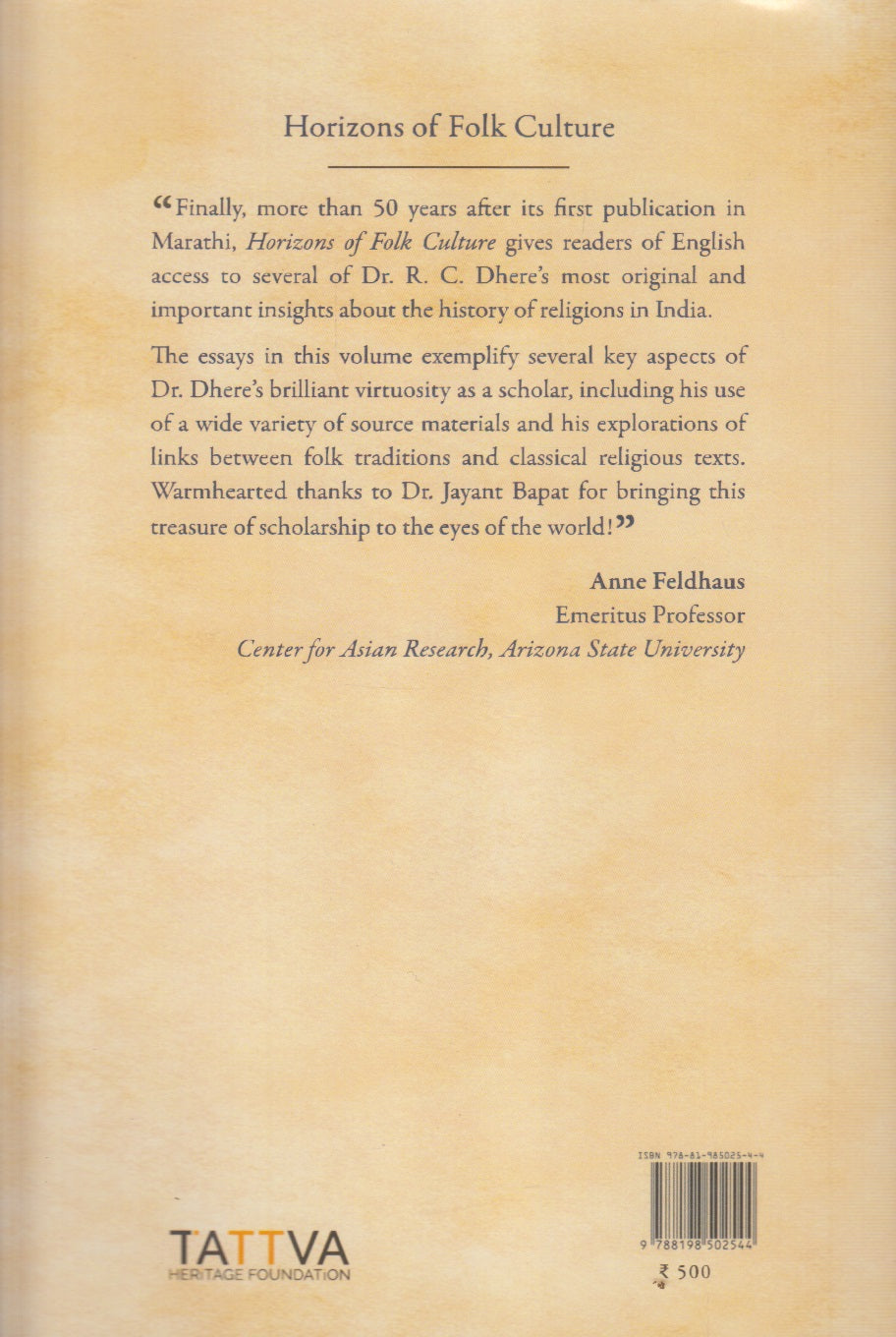 Horizons Of Folk Culture