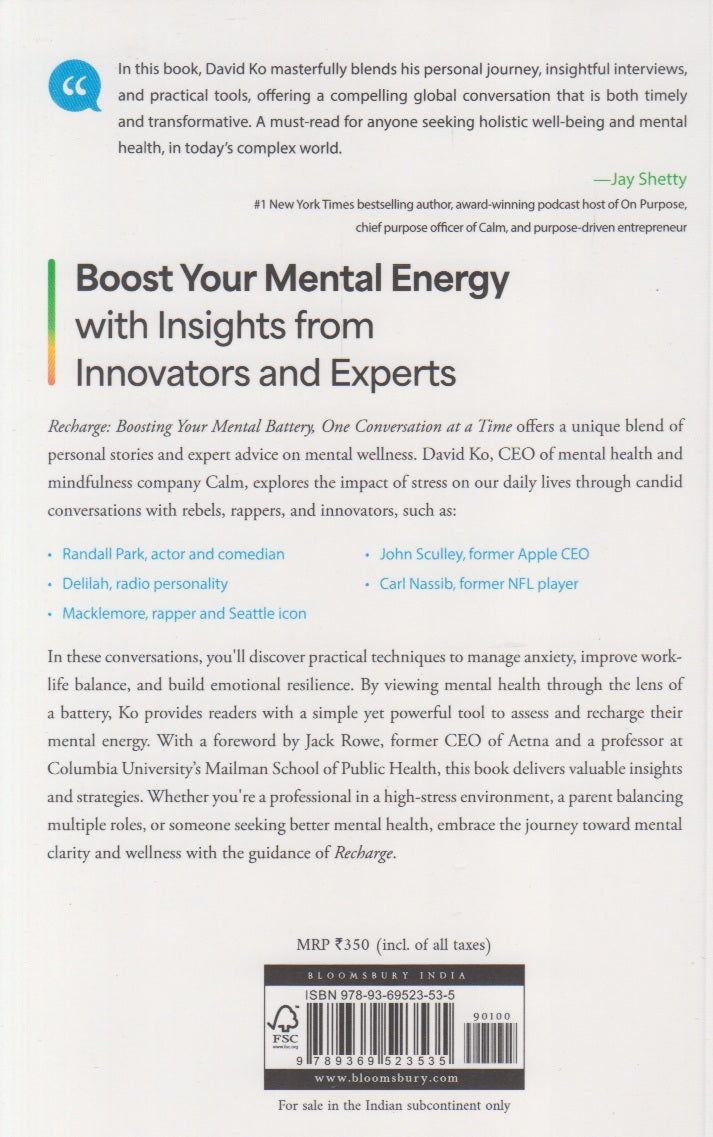 Recharge : Boosting Your Mental Battery, One Conversation at a Time