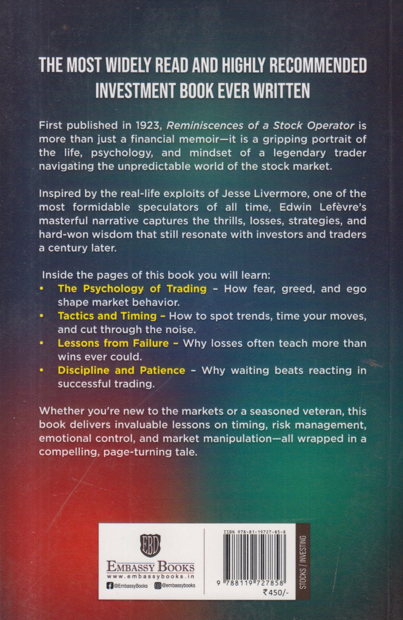 Reminiscences Of A Stock Operator