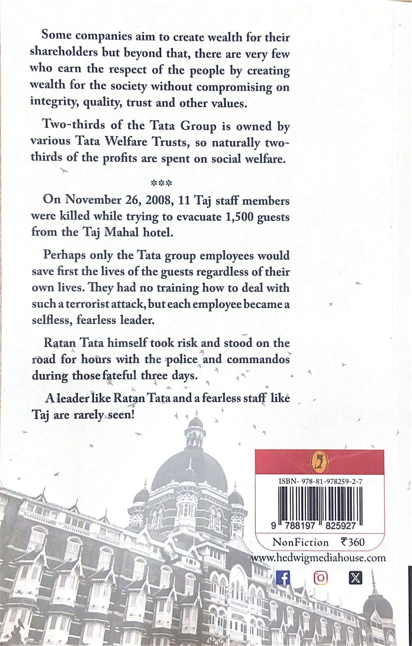 Tatas the epitome of trust - Madhav Joshi