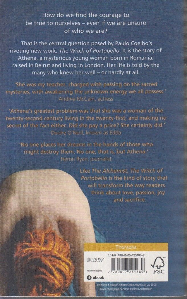 The Witch Of Portobello (The Witch Of Portobello) Akshardhara Book