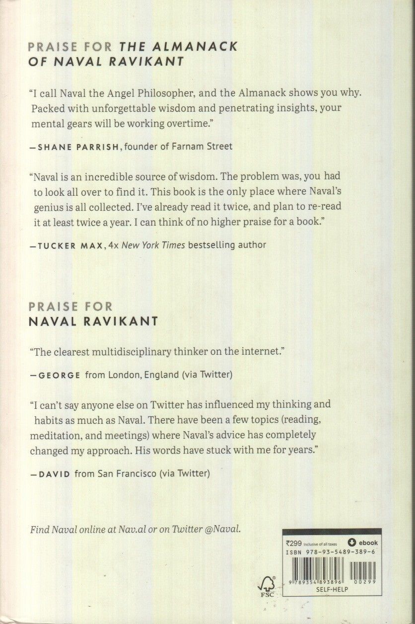 The Almanack Of Naval Ravikant (The Almanack Of Naval Ravikant)