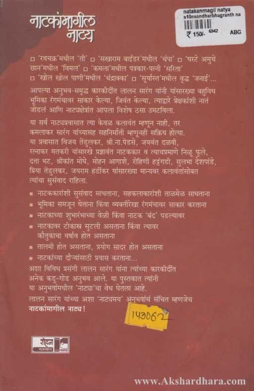 Natakanmagil Natya (नाटकांमागील नाटय)