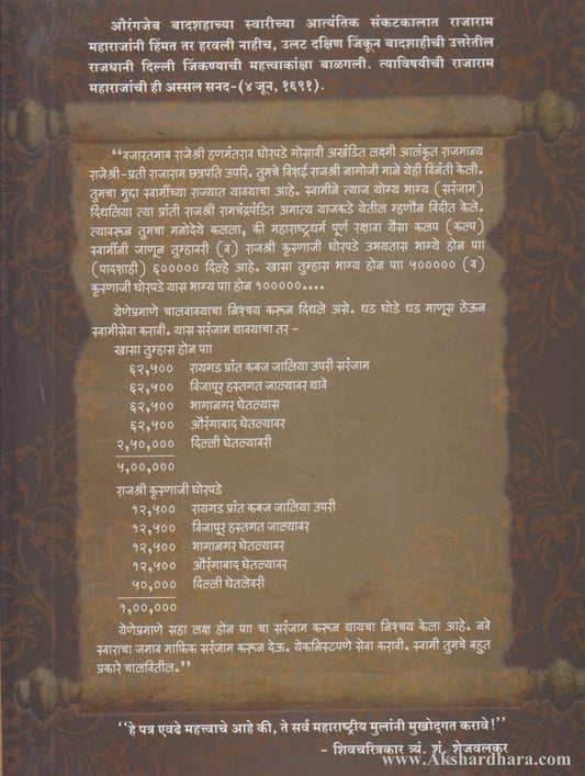 Shivputra Chatrapati Rajaram (शिवपुत्र छत्रपती राजाराम)