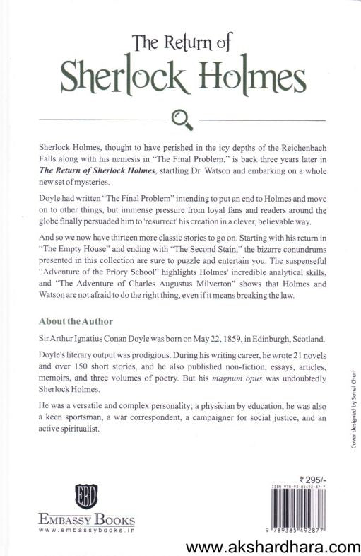 The Return Of Sherlock Holmes