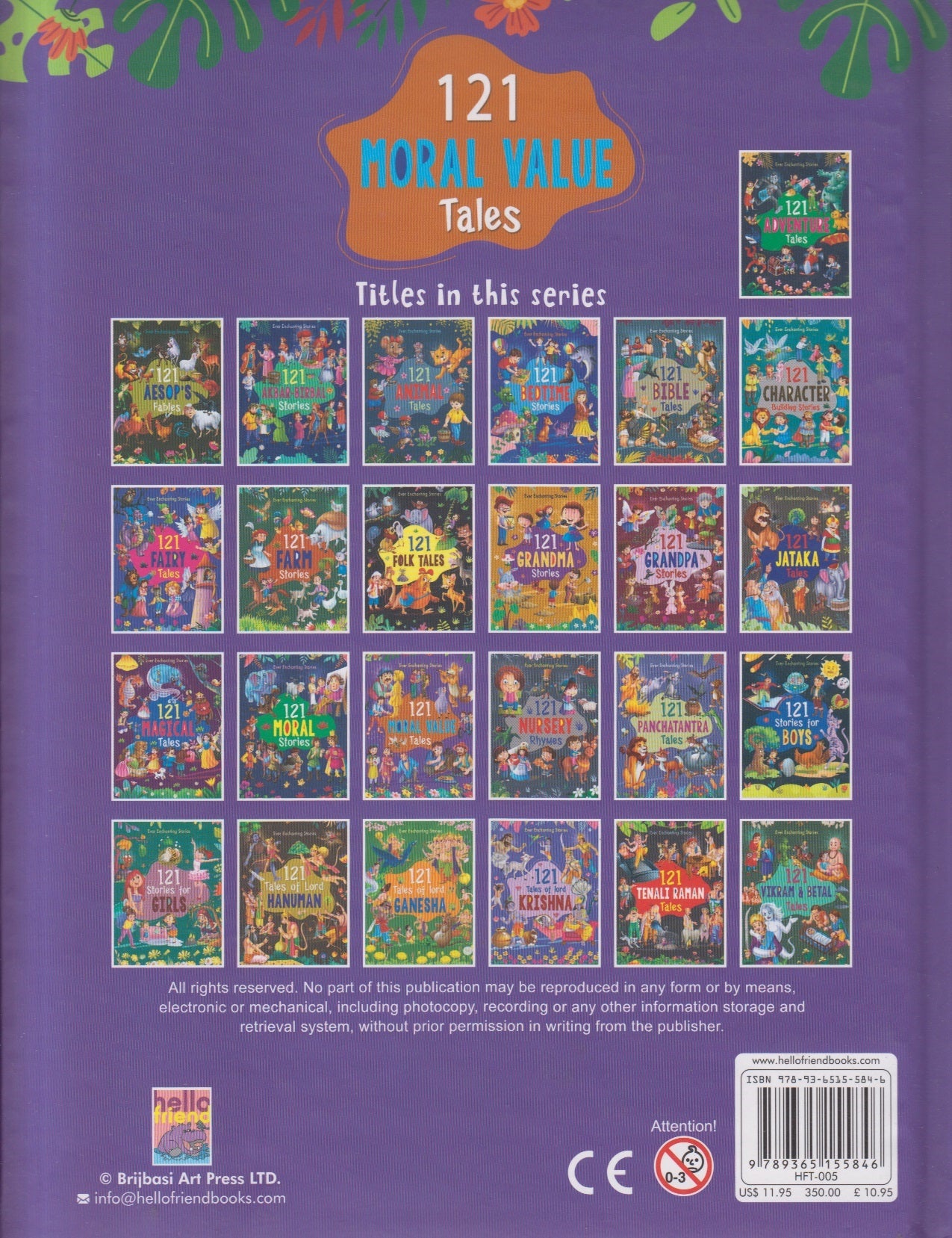 121 Moral Value Tales – Akshardhara Book Gallery
