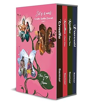 Samar set of 4 Books English Radha Part 1 & 2 Urmila, Parvati