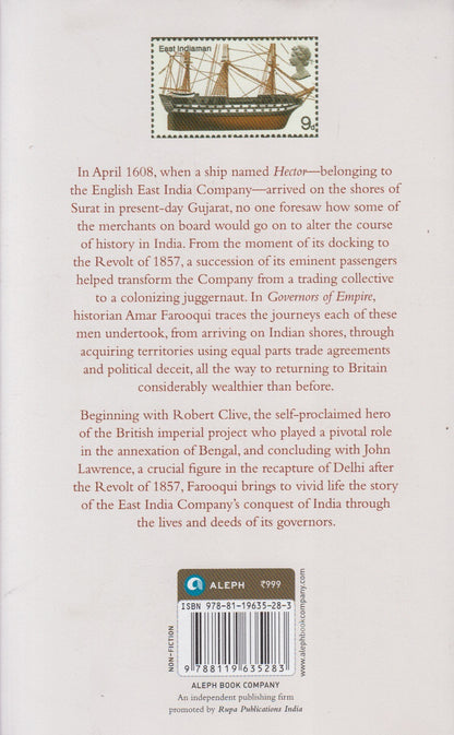 Governors Of Empire : The East India Company’s Chief Functionaries in India