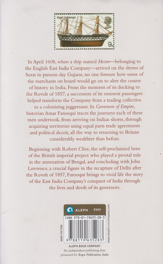 Governors Of Empire : The East India Company’s Chief Functionaries in India