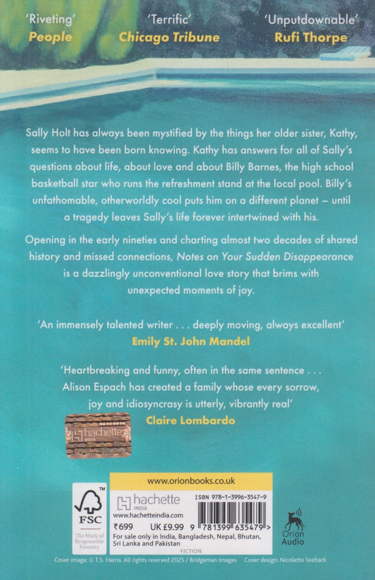 Notes on Your Sudden Disappearance