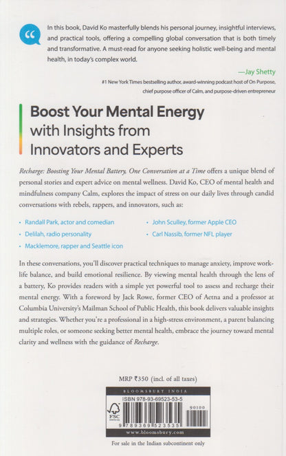 Recharge : Boosting Your Mental Battery, One Conversation at a Time