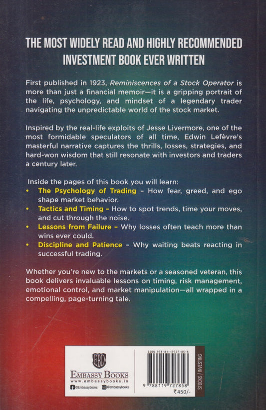 Reminiscences Of A Stock Operator