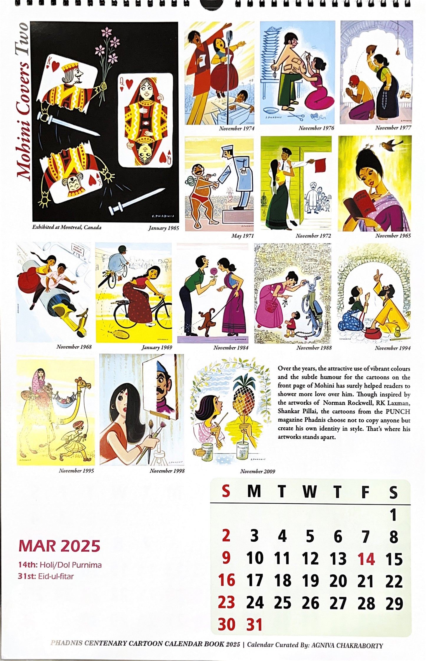 शि.द. फडणीस कॅलेंडर २०२५ | Phadnis Centenary Cartoon Calendar Book 2025