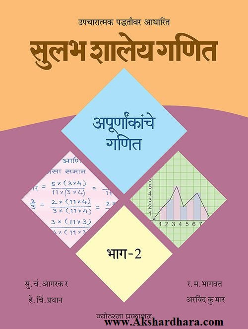 Sulabh Shaley Ganit – Bhag 4 Alekh, Aparimeya Sankhya Ani Sankhyiki (सुलभ शालेय गणित – भाग ४ आलेख, अपरिमेय संख्या आणि सांख्यिकी)