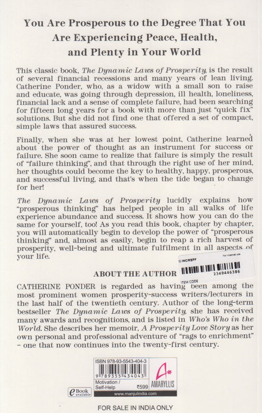 The Dynamic Laws of Prosperity