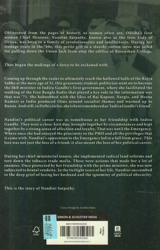 Nandini Satpathy : The Iron Lady Of Orissa