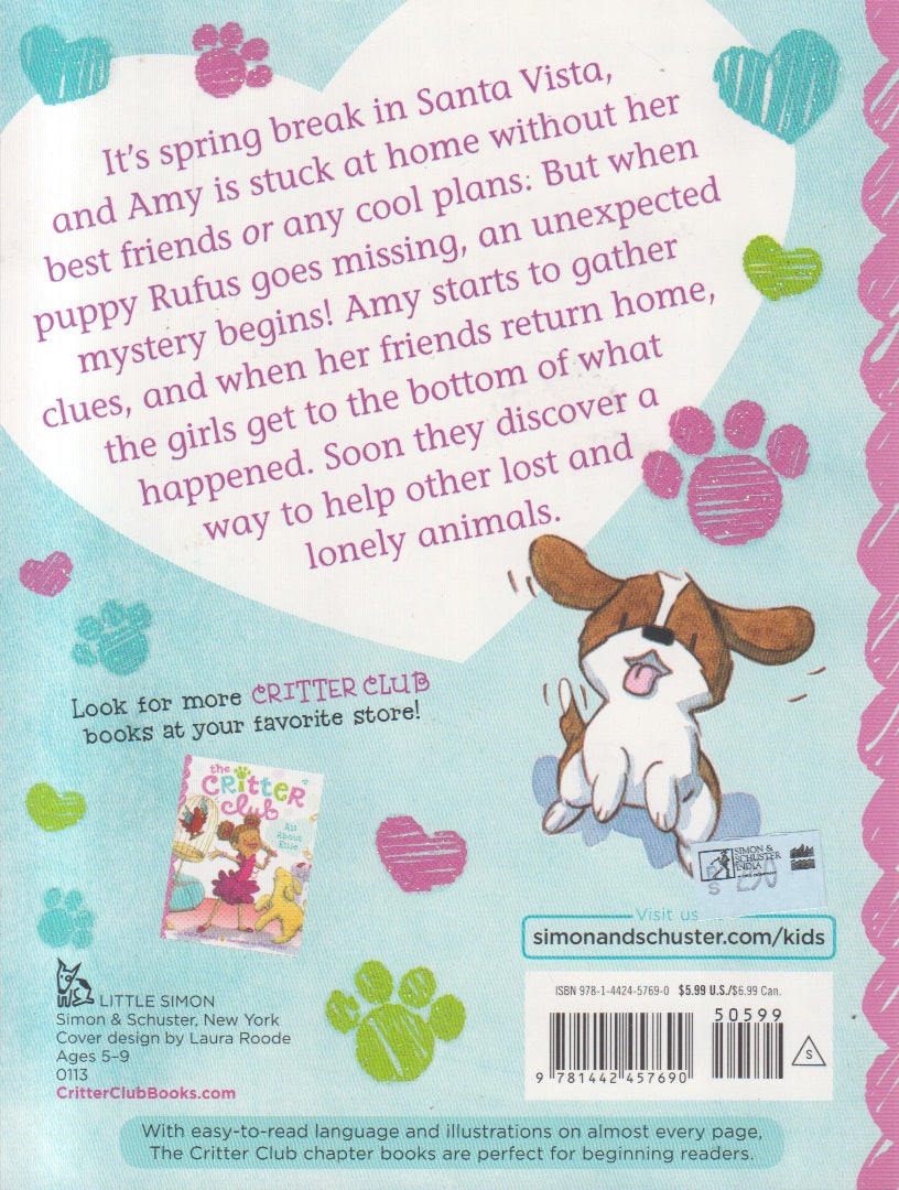 Amy and the Missing Puppy (Book #1 in the The Critter Club Series)