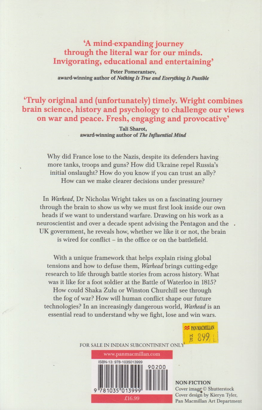 WarHead : How the Brain Shapes War and War Shapes the Brain
