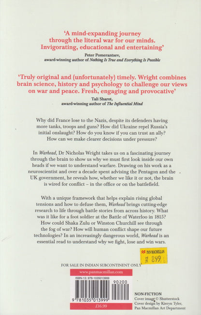 WarHead : How the Brain Shapes War and War Shapes the Brain