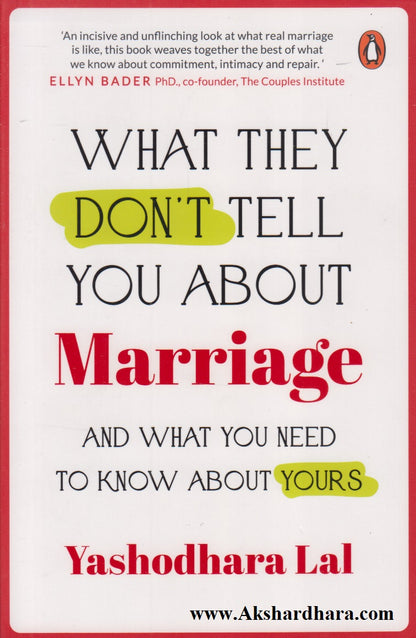 What They Don't Tell About Marriage