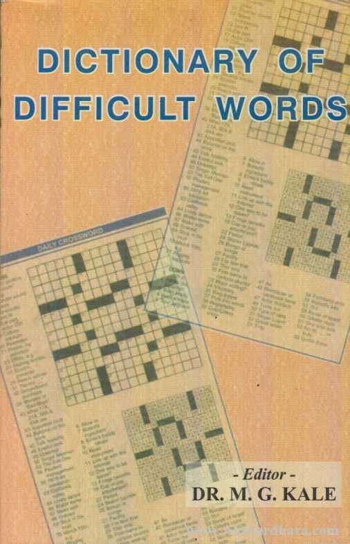 Dictionary Of Difficult Words